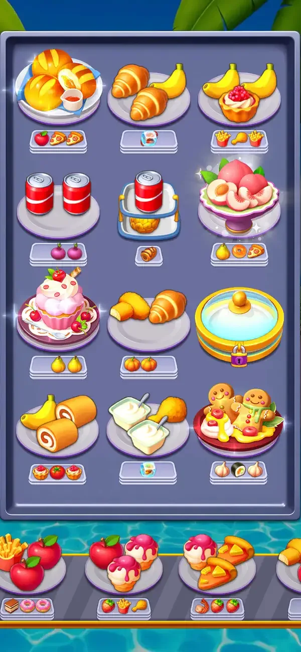 Foodom - Juegos de Ordenar screenshot 2