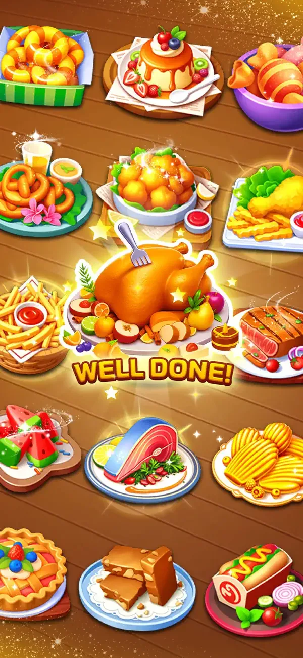 Foodom - Juegos de Ordenar screenshot 3