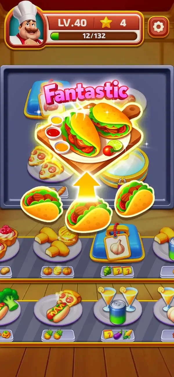 Foodom - Juegos de Ordenar screenshot 4