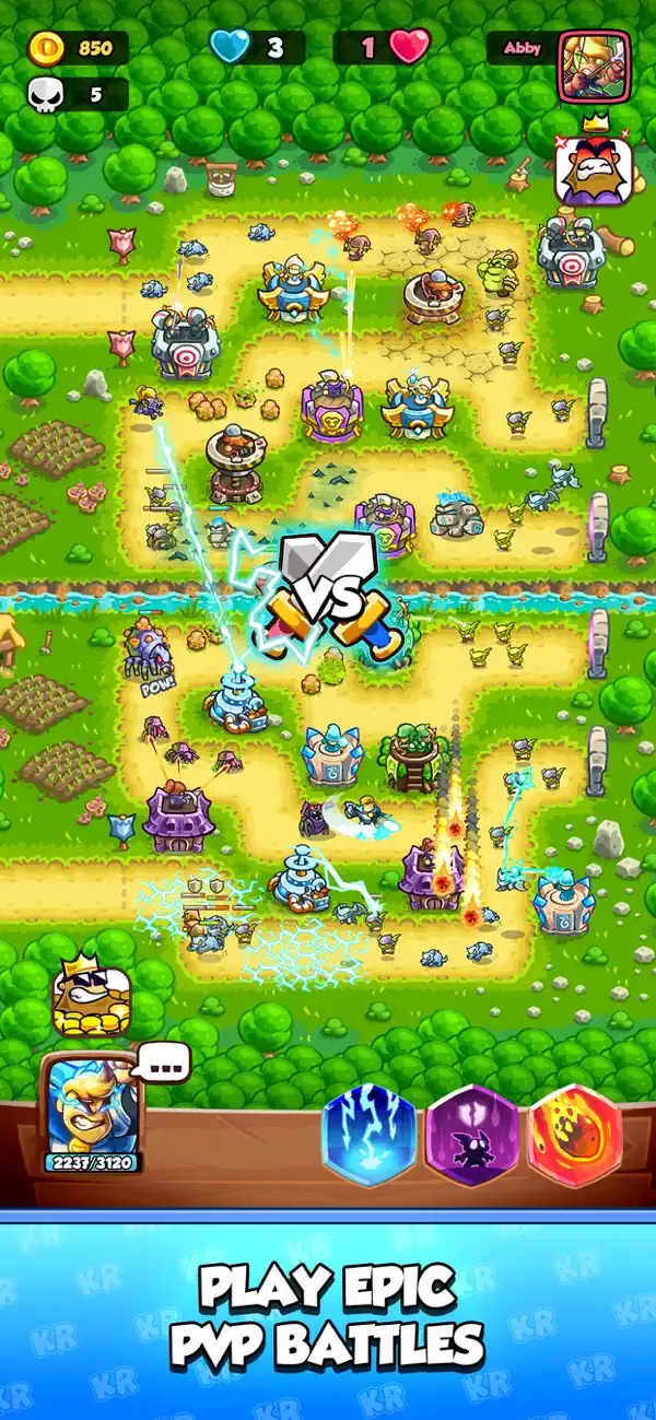 Kingdom Rush Battles: TD Игра screenshot 1
