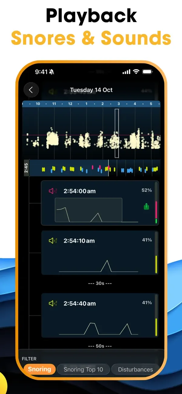 AutoSnore: Регистратор храпа screenshot 4