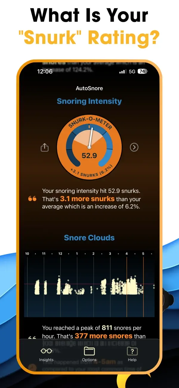 AutoSnore: Регистратор храпа screenshot 5