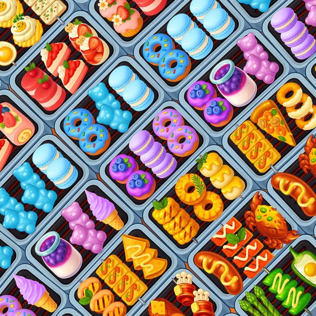 Grill Sorting: Food Challenge