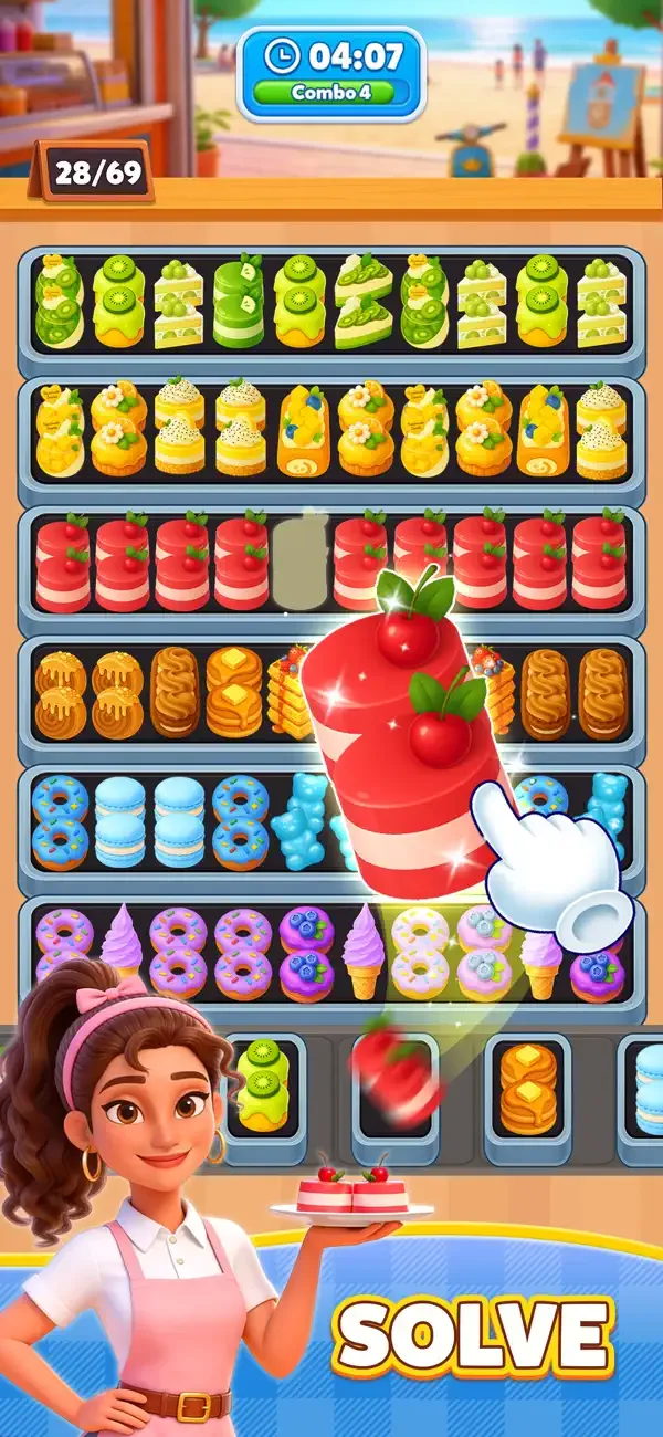 Grill Sorting: Food Challenge screenshot 3