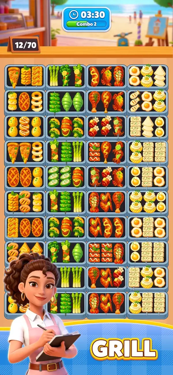 Grill Sorting: Food Challenge screenshot 5