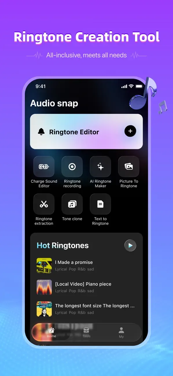 AudioSnap - Звонки&КлипТон screenshot 2
