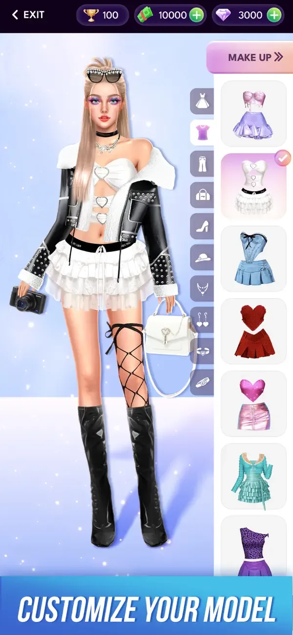Fashion Glow: Модель Одевалки screenshot 4