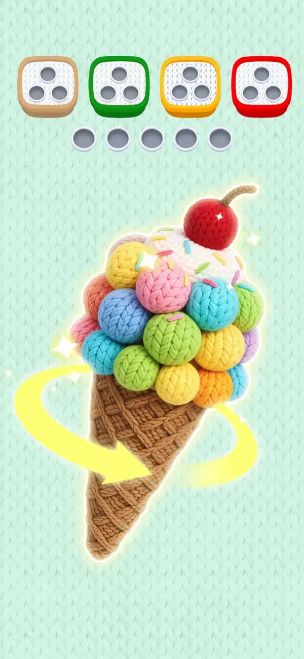 Wool Saga 3D - игра нитки screenshot 4