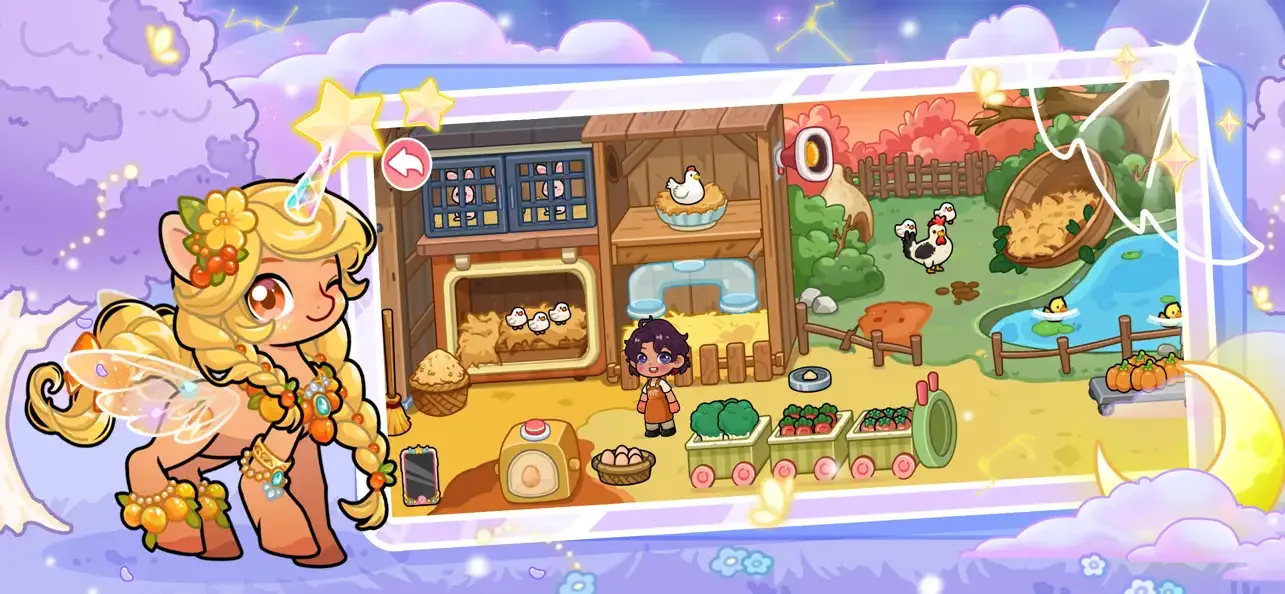 My joy unicorn: baby pony town screenshot 1