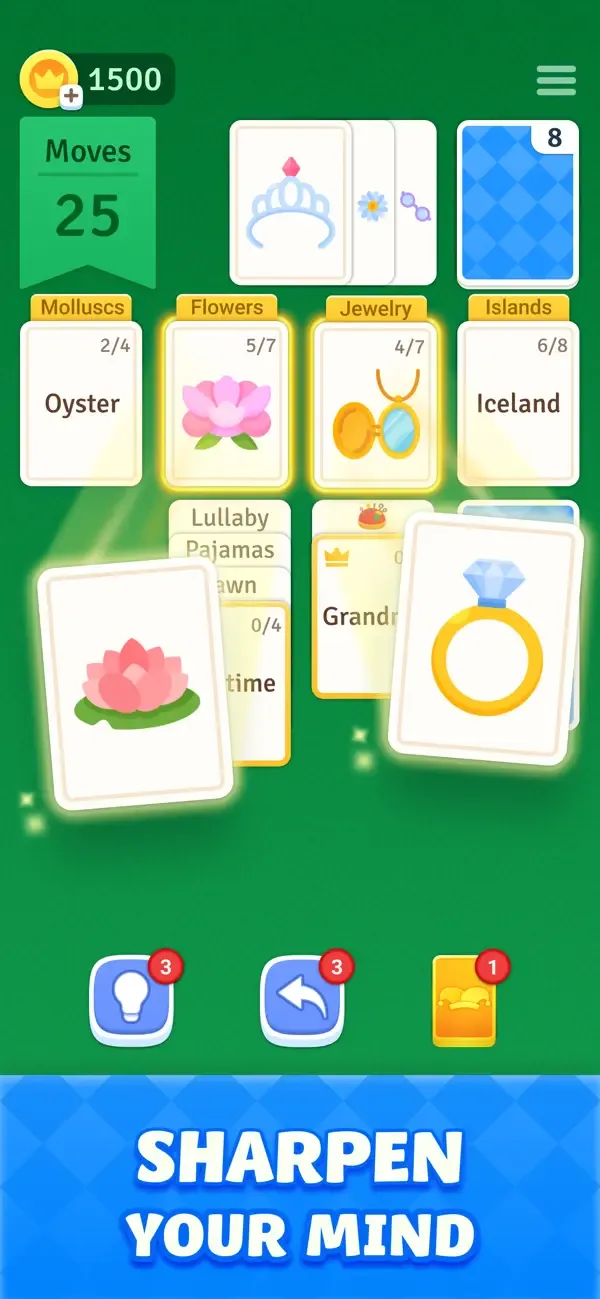 Solitaire Associations Journey screenshot 1