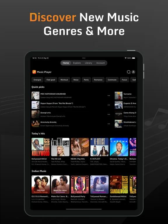 Music X : Music Player & Mp3 screenshot 1