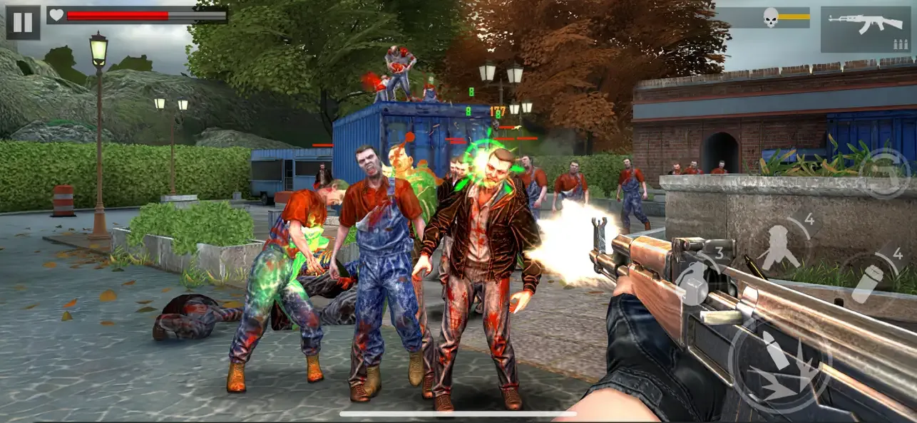 Fire Apocalypse: зомби screenshot 1