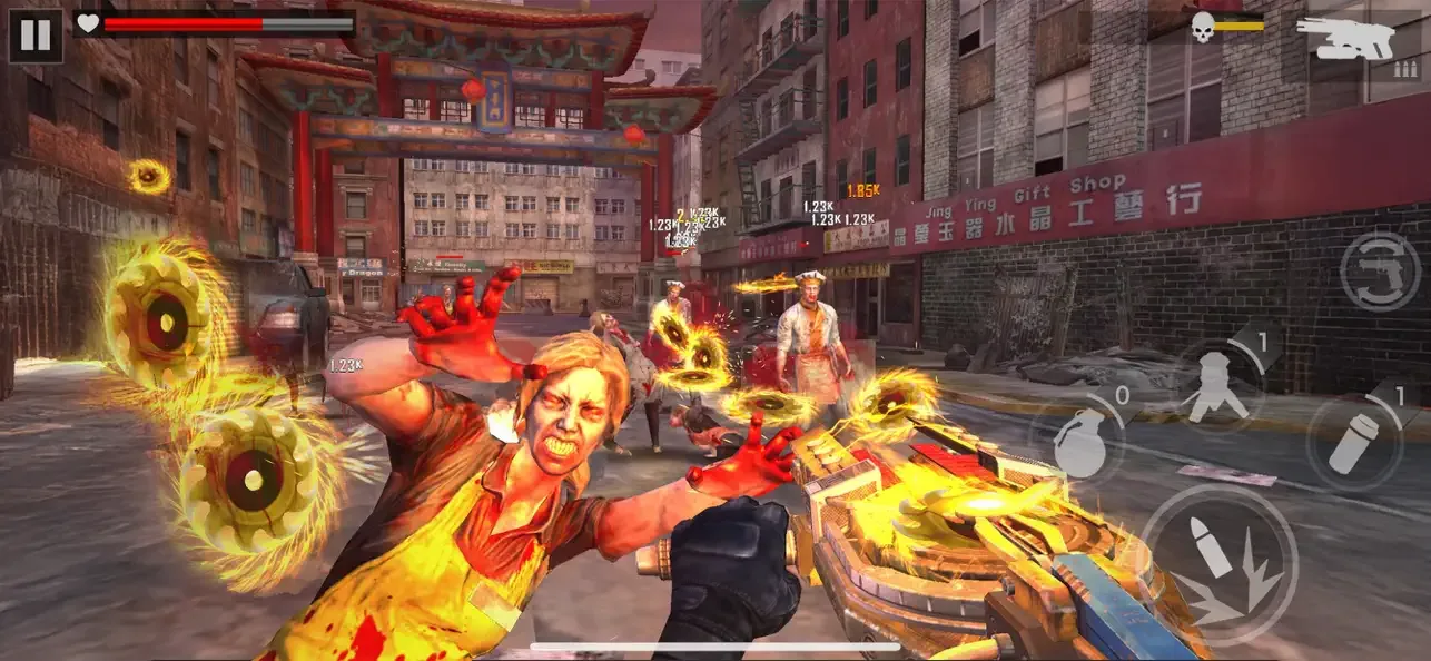 Fire Apocalypse: зомби screenshot 2