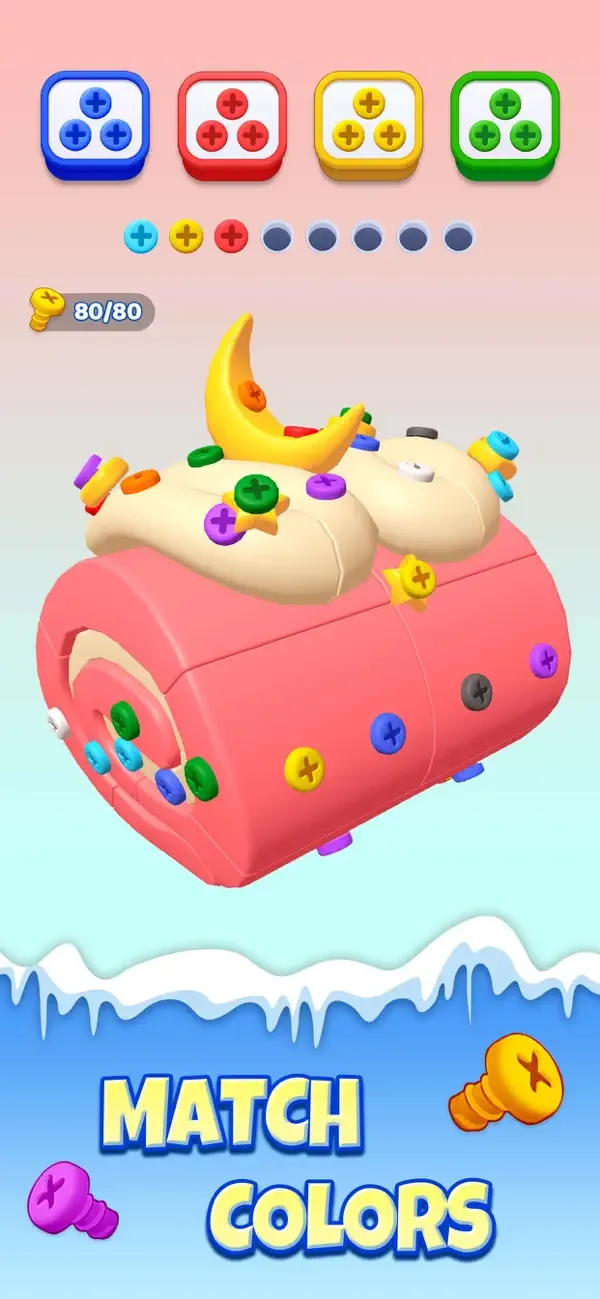 Unscrew 3D: игра с винтами screenshot 2