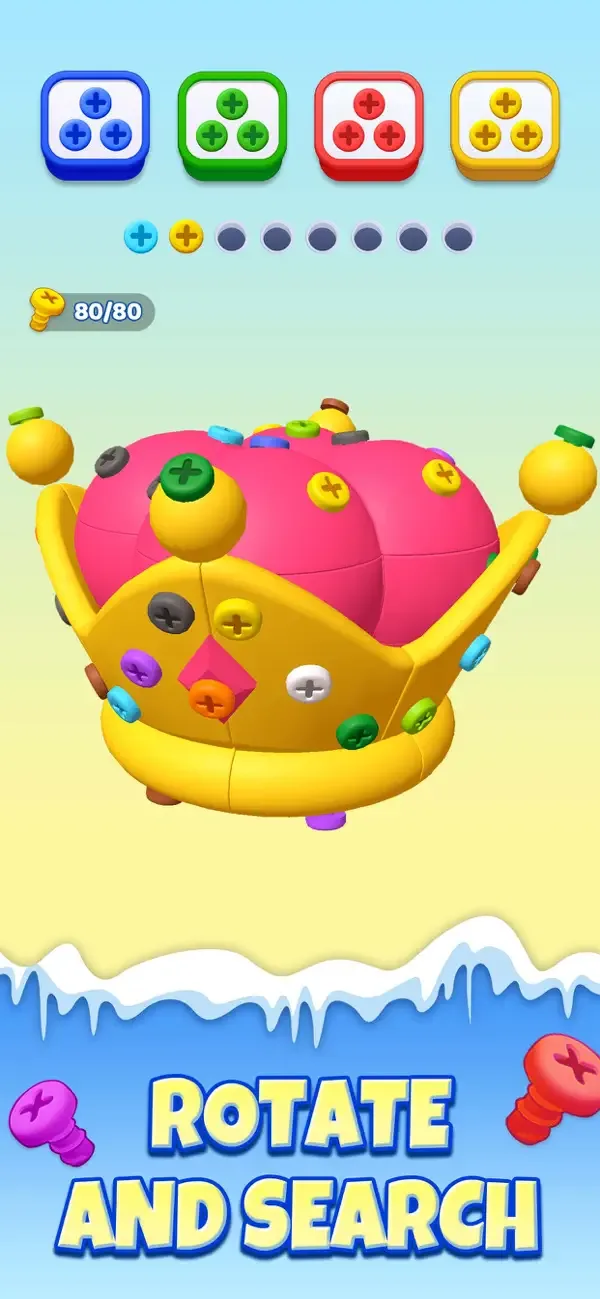 Unscrew 3D: игра с винтами screenshot 3