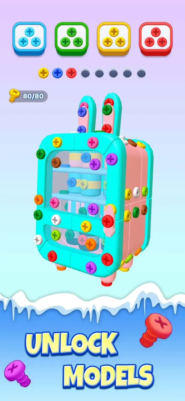 Unscrew 3D: игра с винтами screenshot 4
