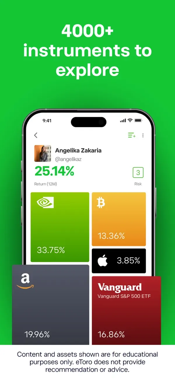 eToro: Trade. Invest. Connect. screenshot 2