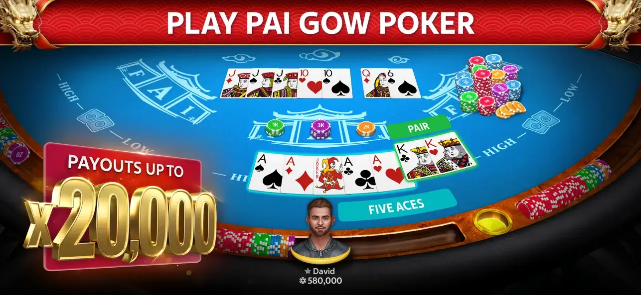 Pai Gow Poker de Pokerist screenshot 1