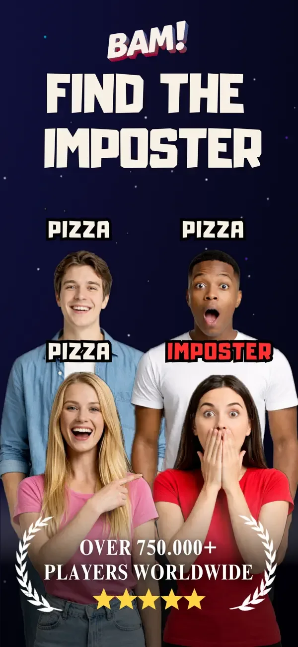 Imposter и Игры Вечеринок BAM! screenshot 1