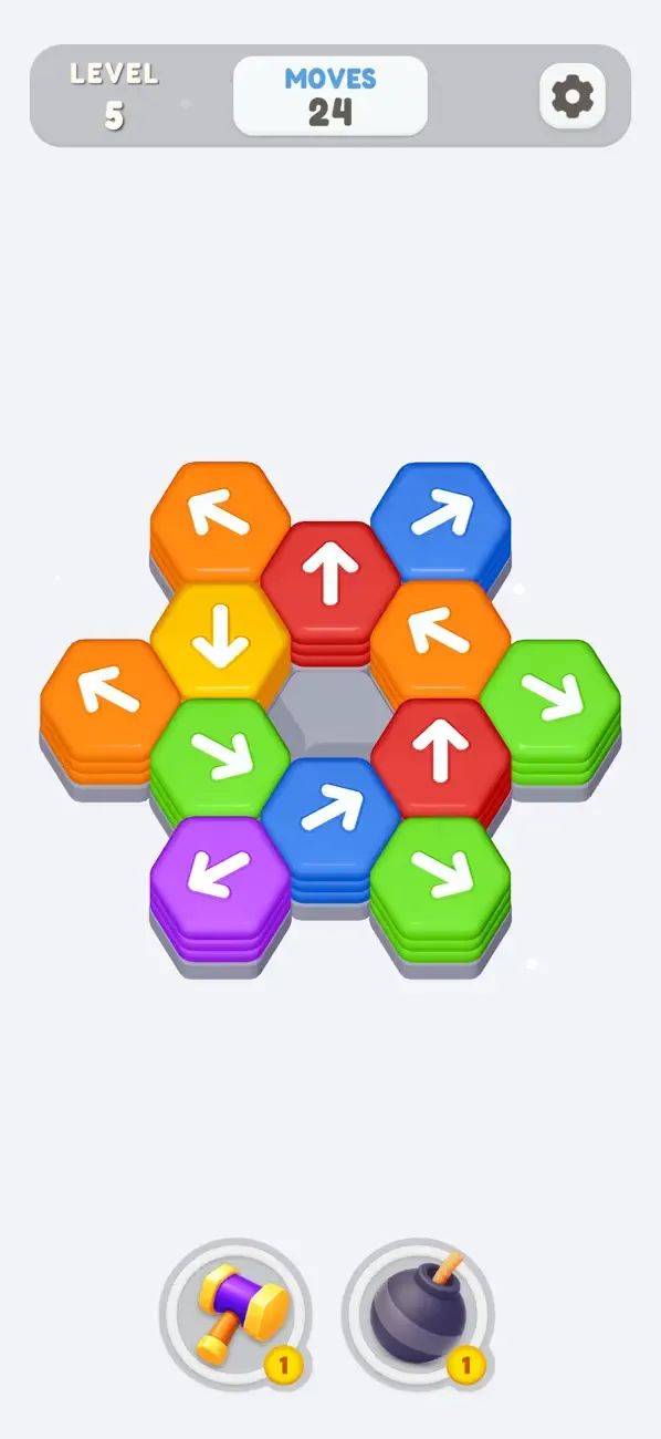 Hexa Shift: Rompecabezas screenshot 1
