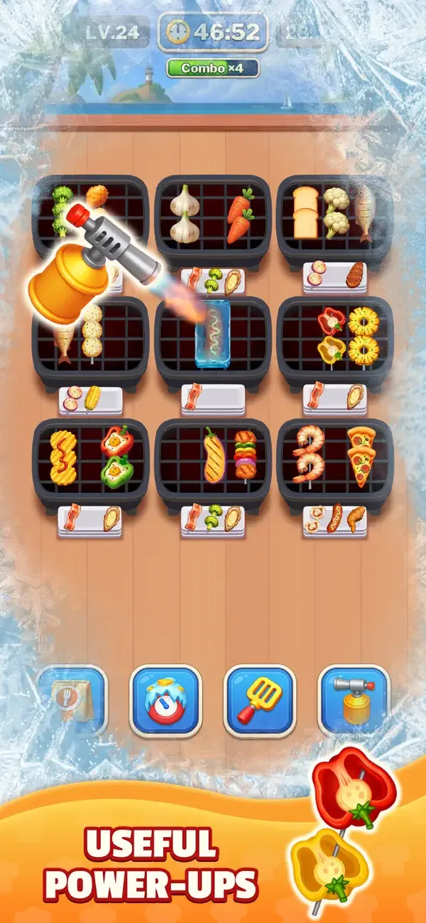 Grill Match - Ordenar Comida screenshot 3