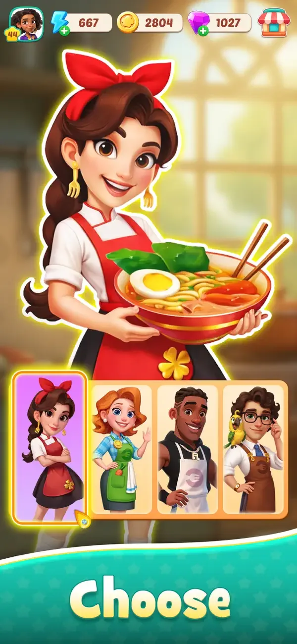 Foodstars: Слияние и Готовка screenshot 1