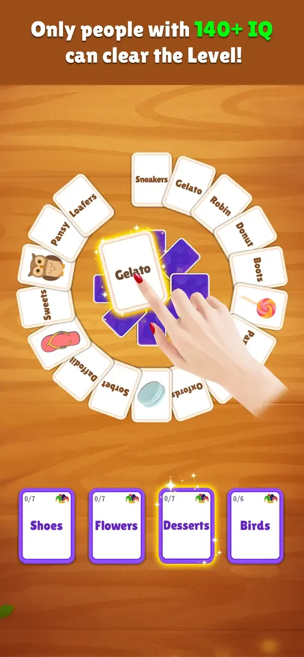 Words Klondike - Asociación screenshot 1