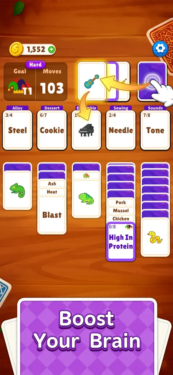 Words Klondike - Asociación screenshot 3