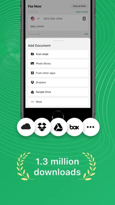 Tiny Fax: Enviar documentos screenshot 2