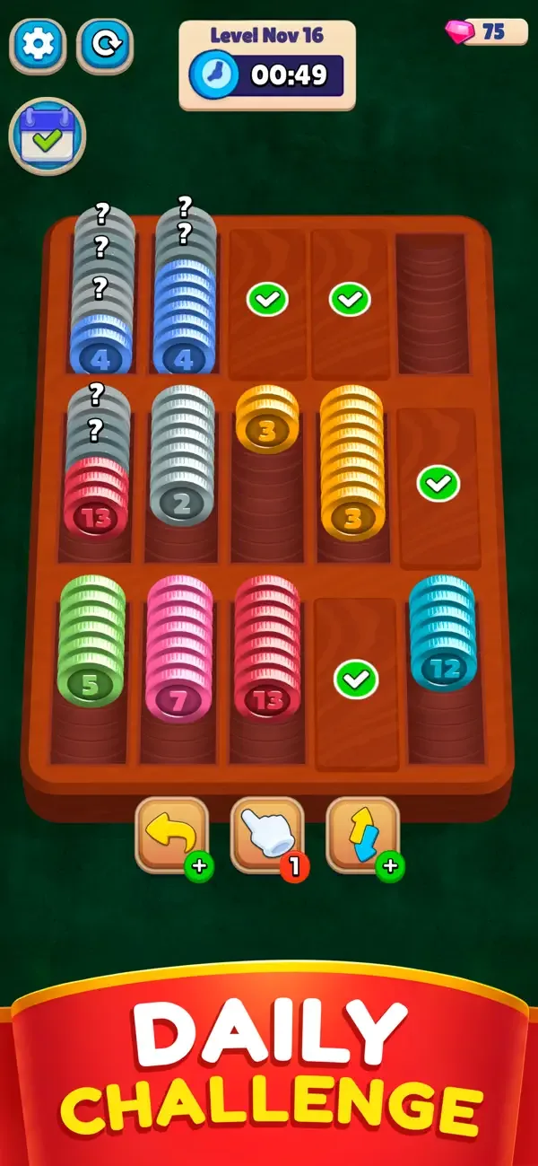 Pocket Sort: Сортировка Монет screenshot 5
