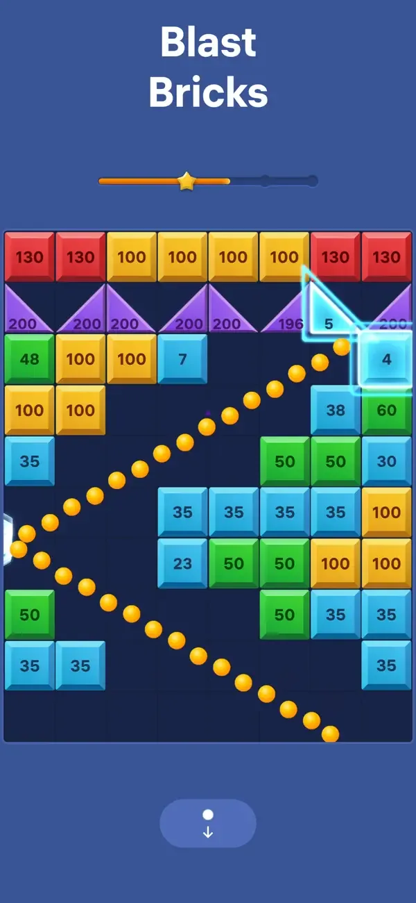 Brick Blast - Шарики и кирпичи screenshot 1