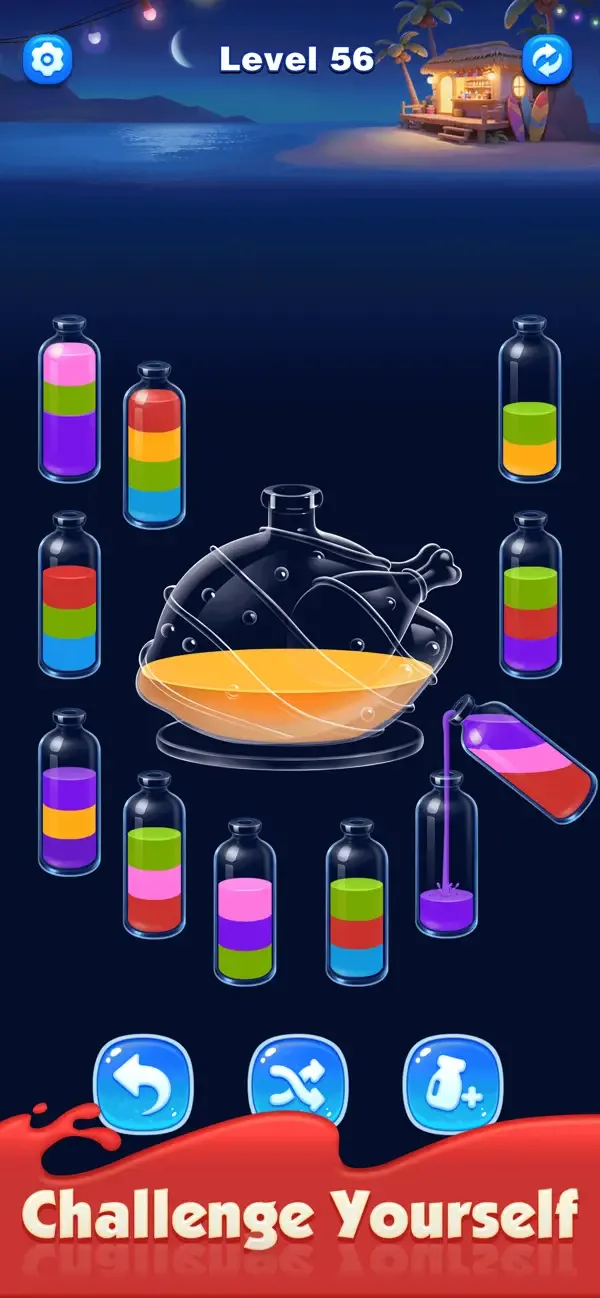 Water Sort! 3D сорт цвета screenshot 2
