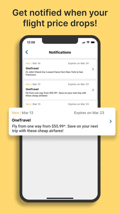OneTravel: Ofertas de vuelos screenshot 3