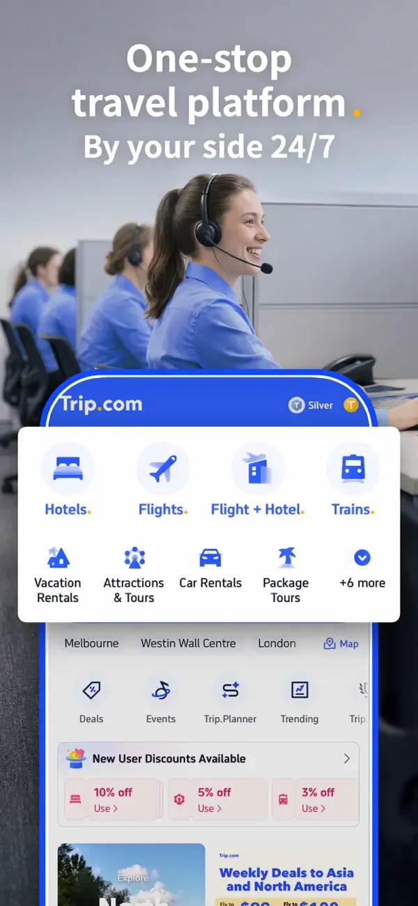 Trip.com: все для поездок screenshot 1