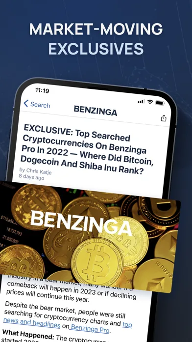 Benzinga Financial News & Data screenshot 1