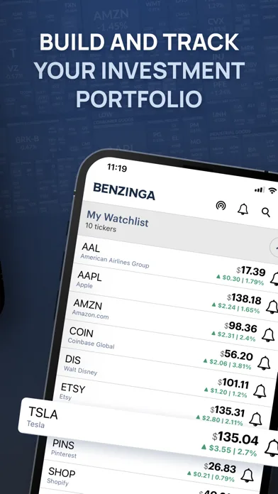 Benzinga Financial News & Data screenshot 5
