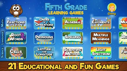Fifth Grade Learning Games screenshot 1