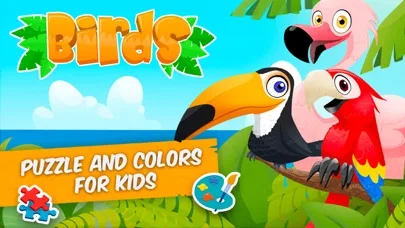 Birds Juegos Puzzle para Niños screenshot 1