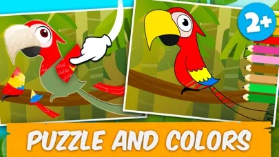 Birds Juegos Puzzle para Niños screenshot 2