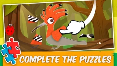 Birds Juegos Puzzle para Niños screenshot 4