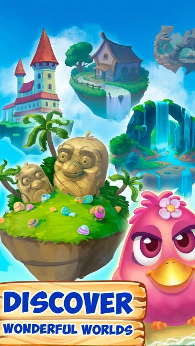 Bubble Birds 4 - Match 3 Shooter Game screenshot 2