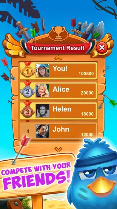 Bubble Birds 4 - Match 3 Shooter Game screenshot 4