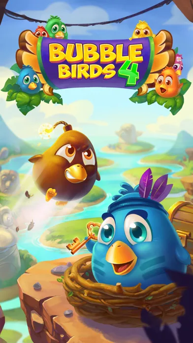 Bubble Birds 4 - Match 3 Shooter Game screenshot 5