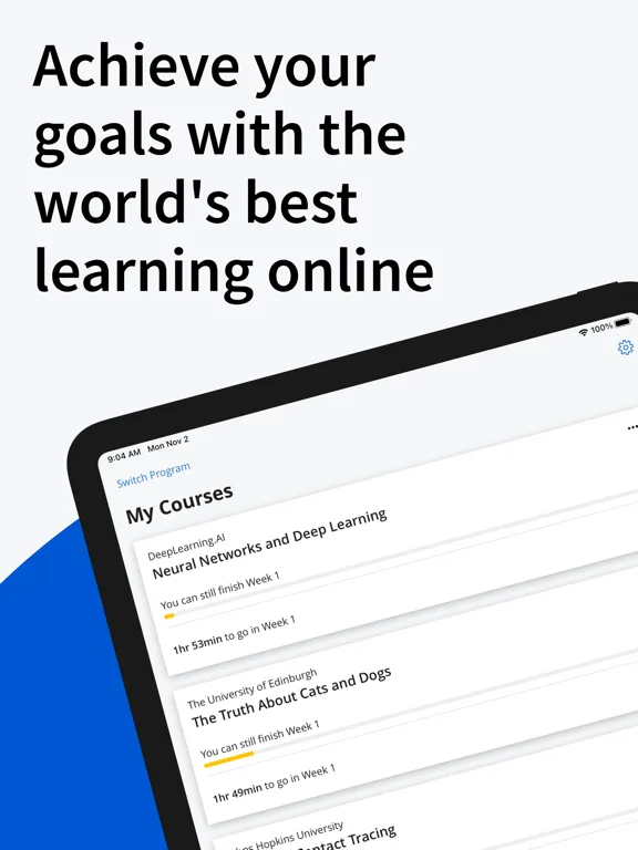 Coursera: Mejora tu carrera screenshot 1