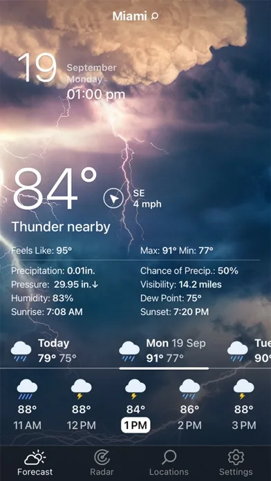 Tiempo En Vivo - Pronóstico screenshot 2