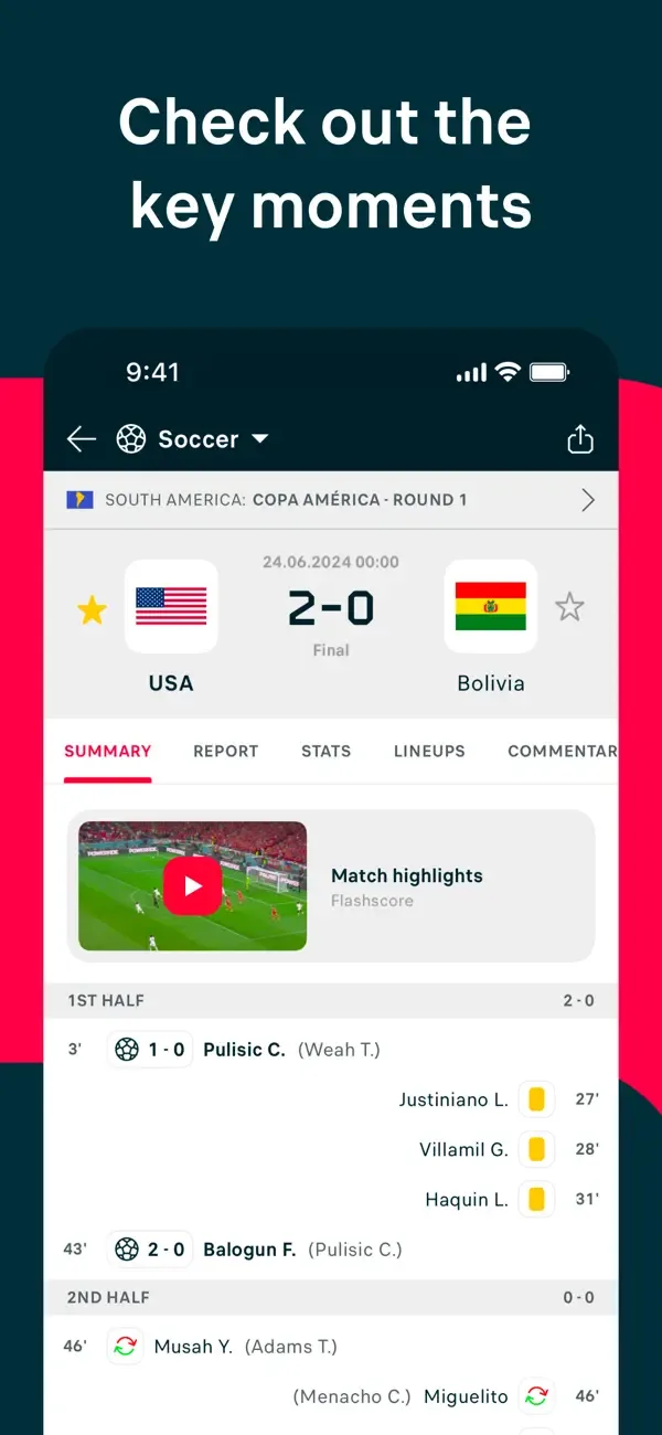 Flashscore: Результати матчів screenshot 3