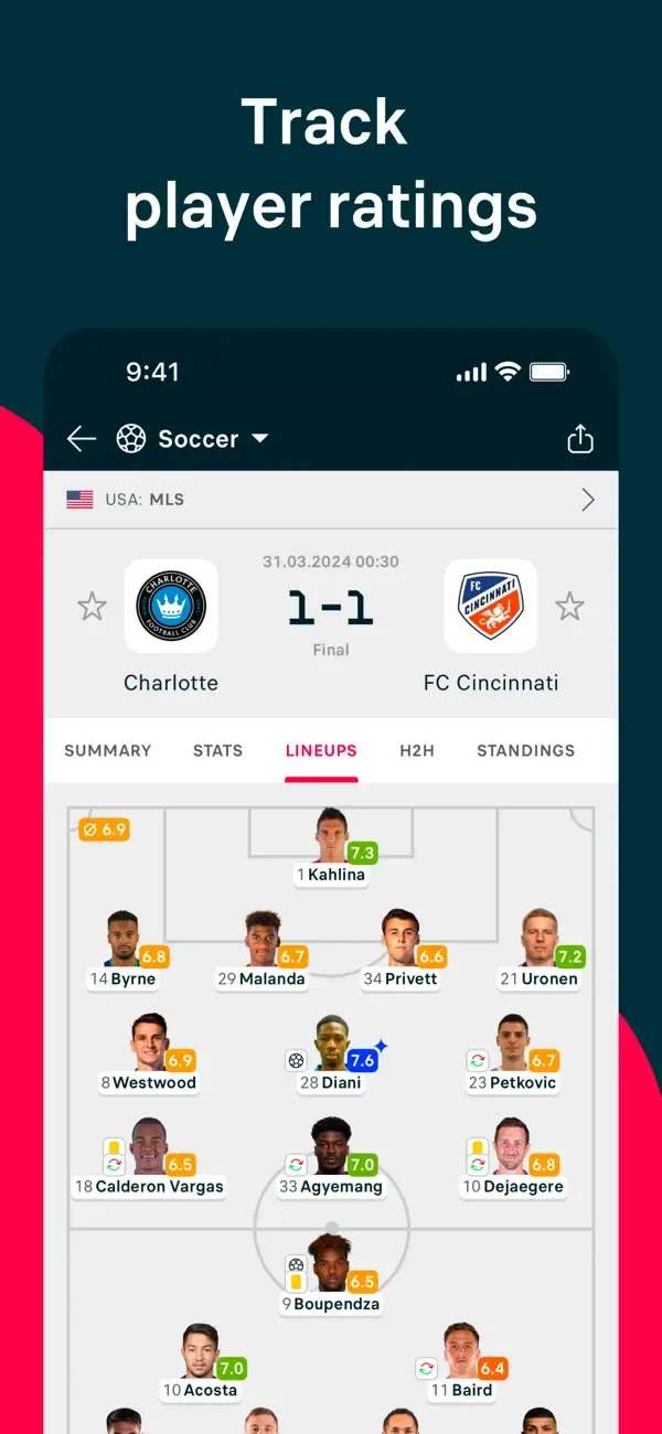 Flashscore: Результати матчів screenshot 4