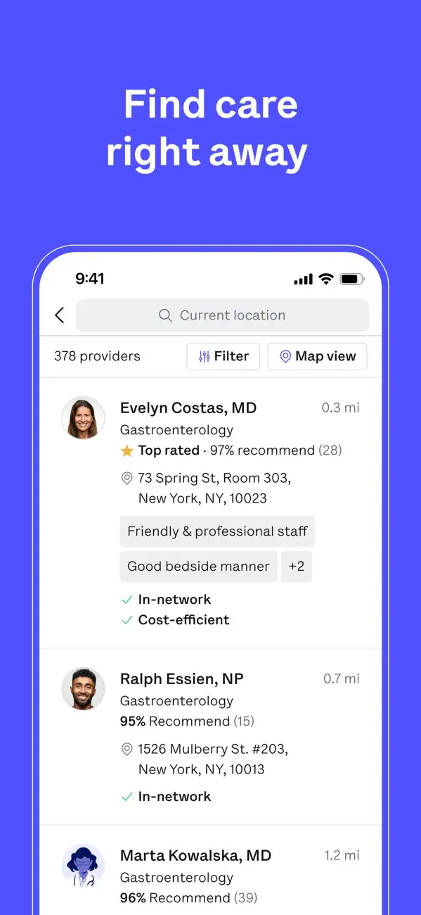 Oscar Health screenshot 2