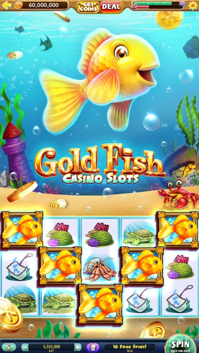 Gold Fish Casino Slots Games screenshot 1