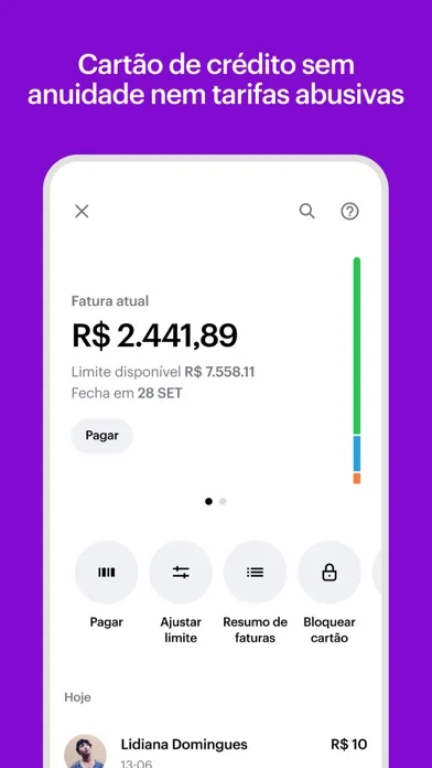 Nubank: Conta, Cartão e mais screenshot 3